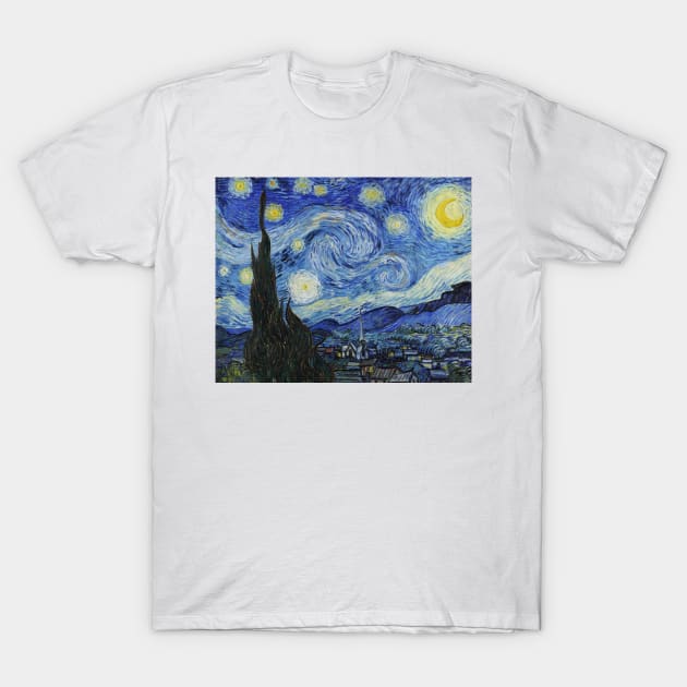 Van Gogh Starry Night T-Shirt by Carpe Tunicam